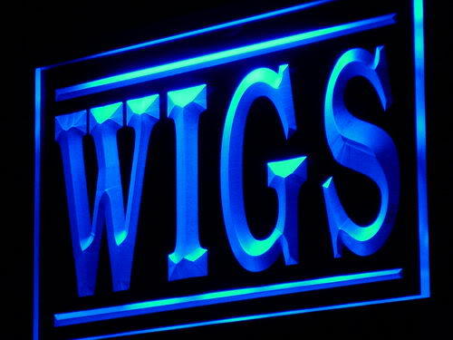 Wigs Shop Display Adv neon Light Sign